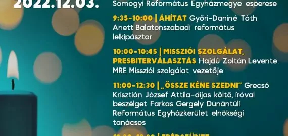 “VILÁGOSÍTSA MEG SÖTÉTES HÁZAMAT” LOVÁSZ IRÉN ELŐADÁSA