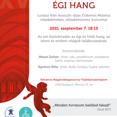 ÉGI HANG KONCERT AZ ARS SACRA FESZTIVÁLON - Galéria