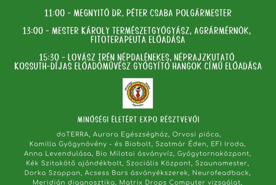 Egészségnap- 2025. Fehérgyarmat